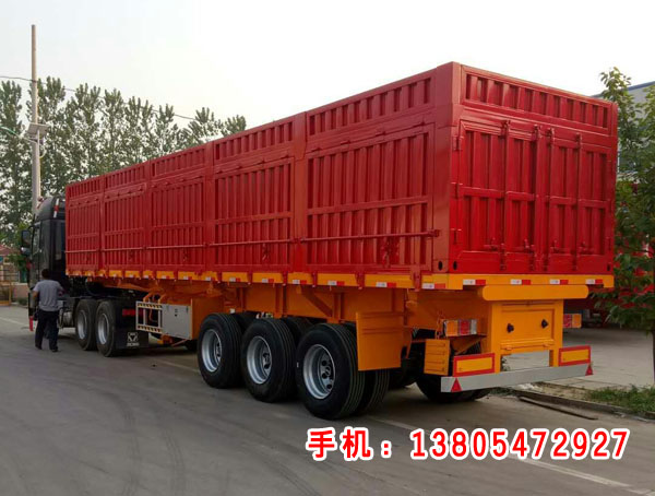 側(cè)翻自卸半掛車